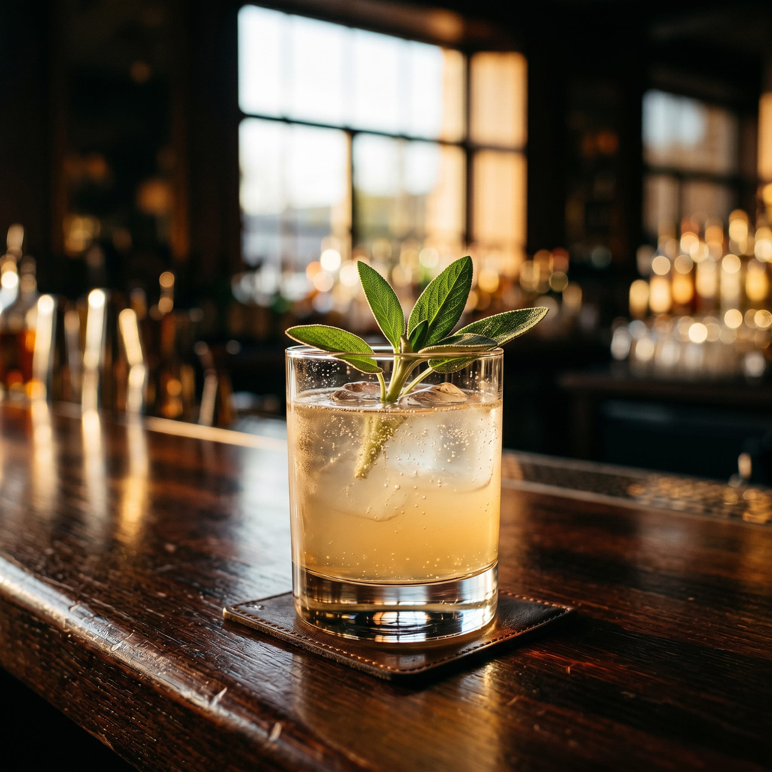 Golden Bee Martini cocktail