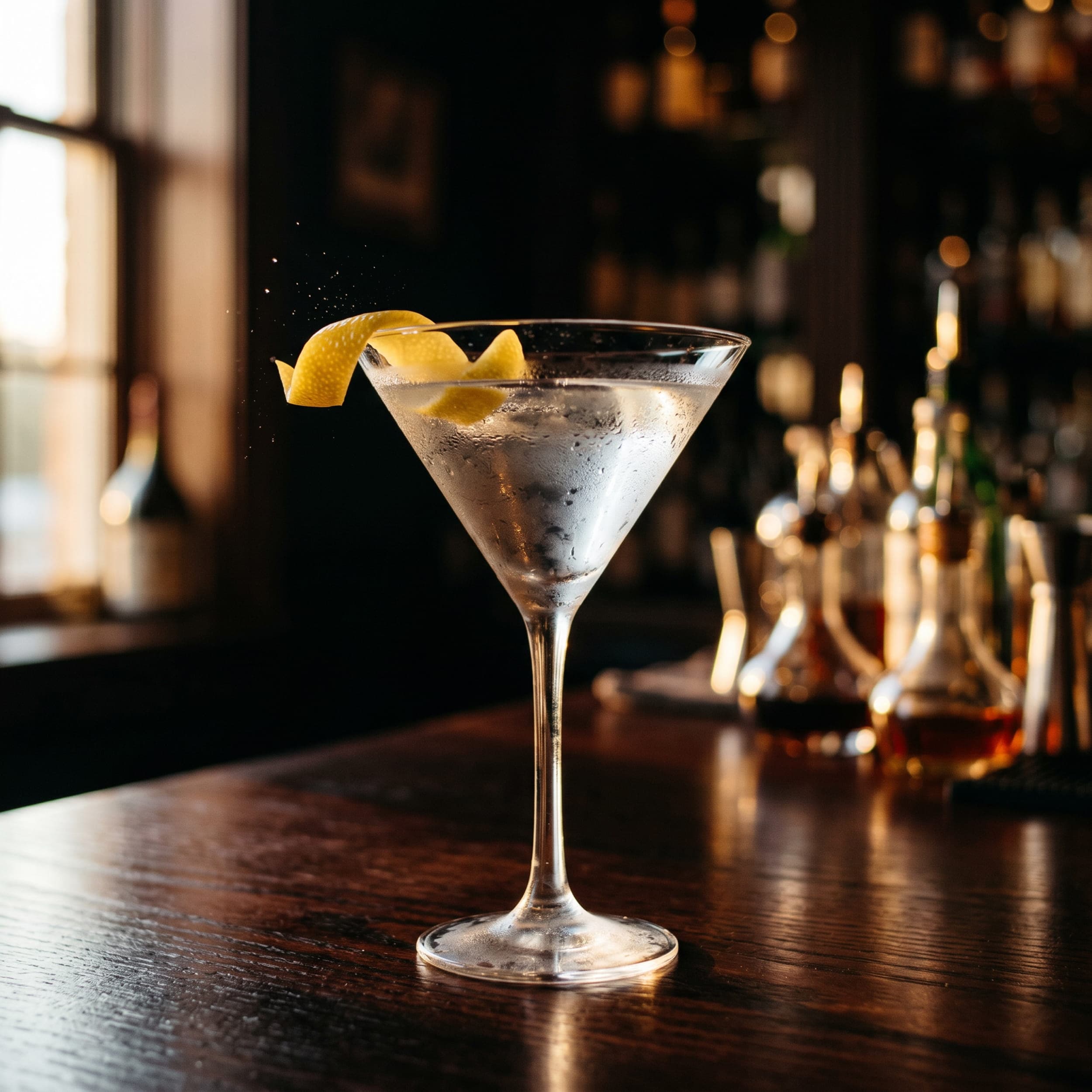 Caper Martini cocktail